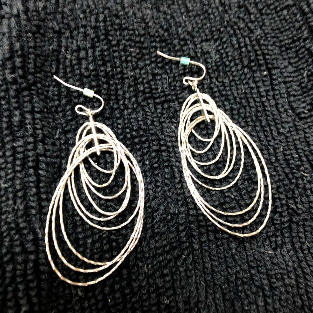 Price Drop!! Silver Dangly Earrings